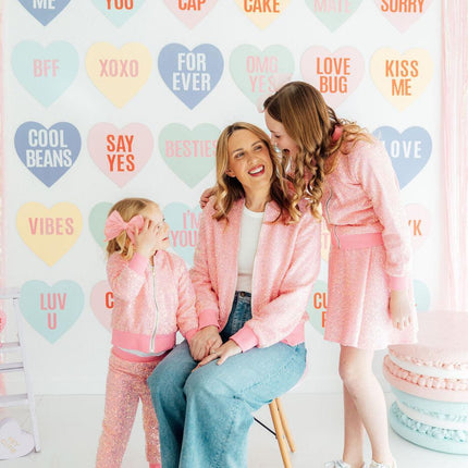 Grown Up Bubblegum Pink Sequin Jacket