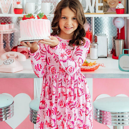 Vintage Cakes L/S Pocket Twirl Dress