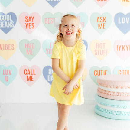 Yellow T-Shirt Dress