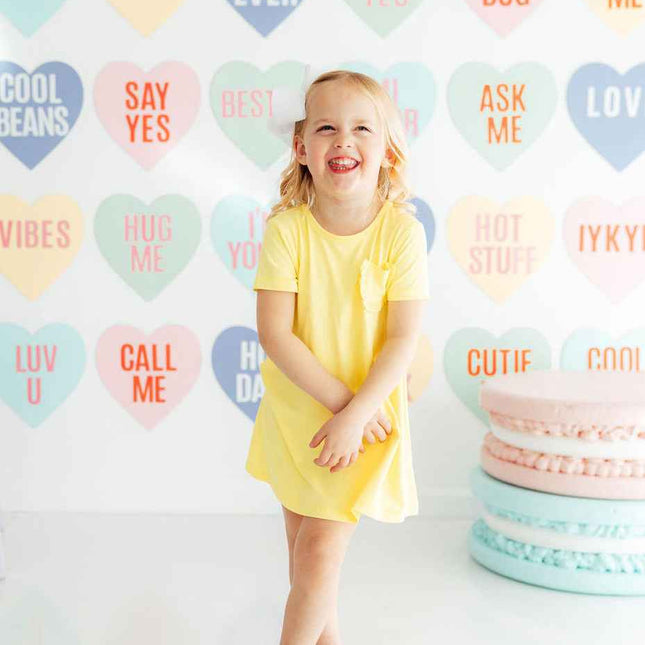 Yellow T-Shirt Dress