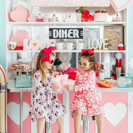 Love You Spots L/S Pocket Twirl Dress