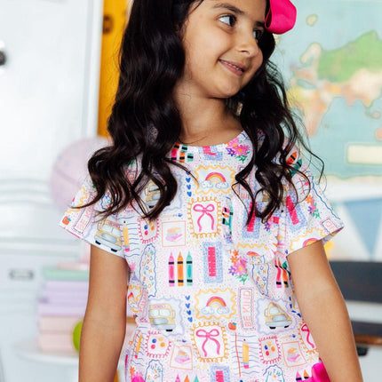 Art Class Ruffle Pocket Tee