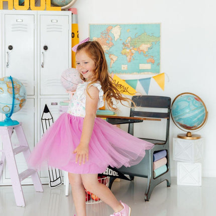 Little Learner Flutter Sleeve Tutu Dress