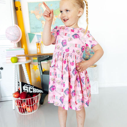 Pre-K S/S Pocket Twirl Dress