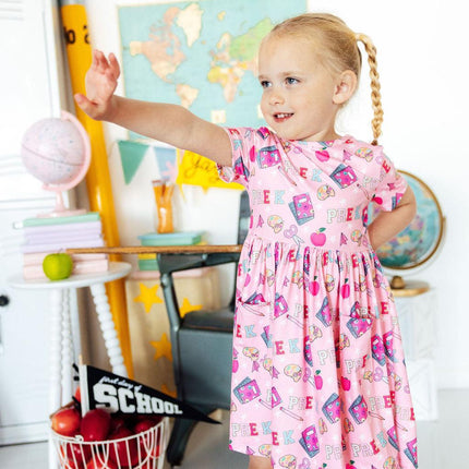 Pre-K S/S Pocket Twirl Dress