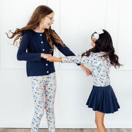 Navy Twirl Skort