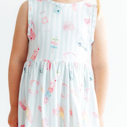 Malibu Girl Tank Twirl Dress