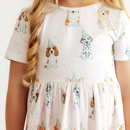 Party Pups S/S Pocket Twirl Dress
