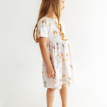 Party Pups S/S Pocket Twirl Dress