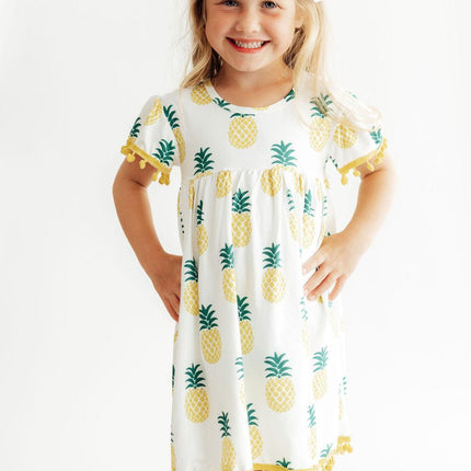 Pineapple Pom Pom Dress