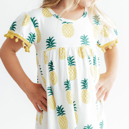 Pineapple Pom Pom Dress
