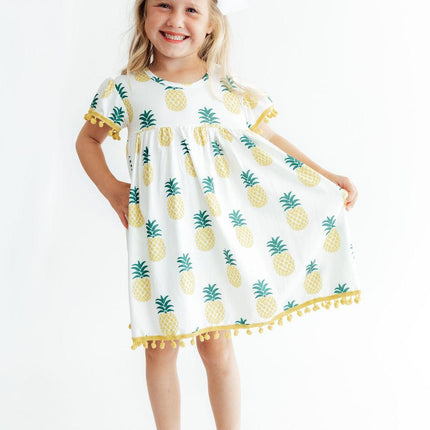 Pineapple Pom Pom Dress