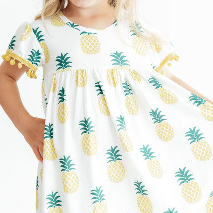Pineapple Pom Pom Dress