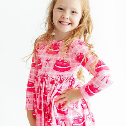 Make a Wish L/S Pocket Twirl Dress