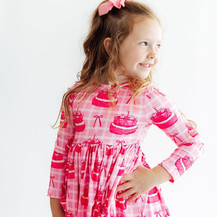 Make a Wish L/S Pocket Twirl Dress