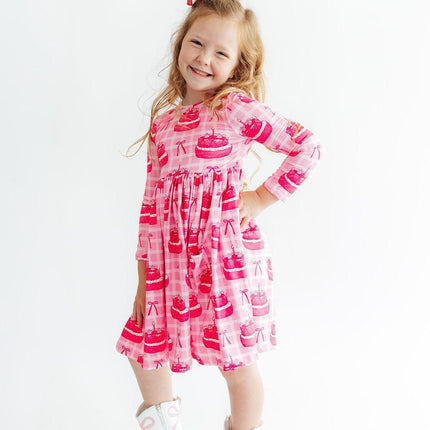 Make a Wish L/S Pocket Twirl Dress