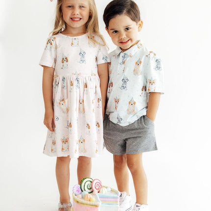Party Pups S/S Pocket Twirl Dress