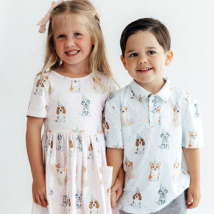 Party Pups S/S Pocket Twirl Dress