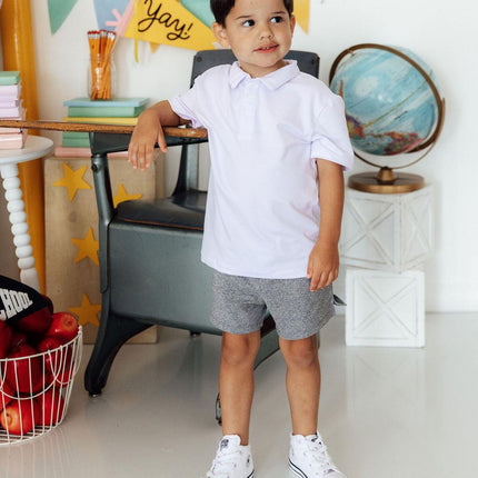 Boys Heather Gray Play Shorts