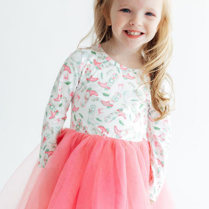 Country Christmas L/S Tutu Dress