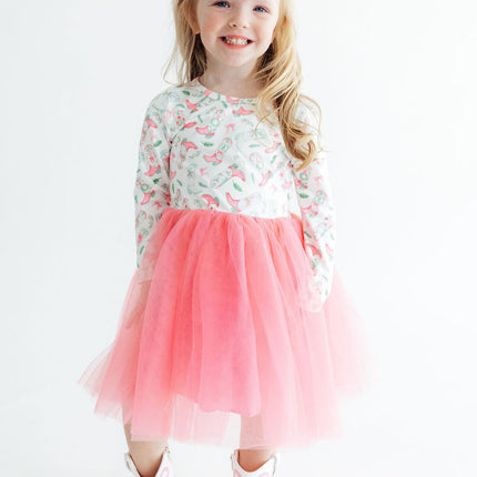 Country Christmas L/S Tutu Dress