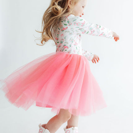 Country Christmas L/S Tutu Dress