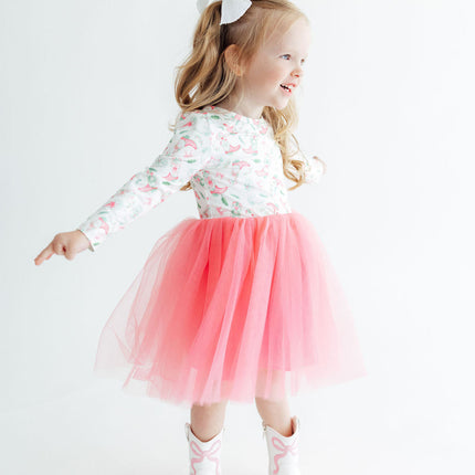 Country Christmas L/S Tutu Dress
