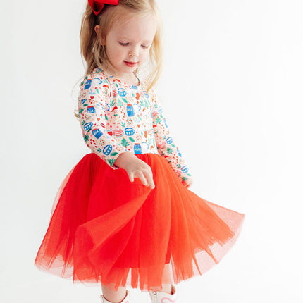 Oh Snap! L/S Tutu Dress