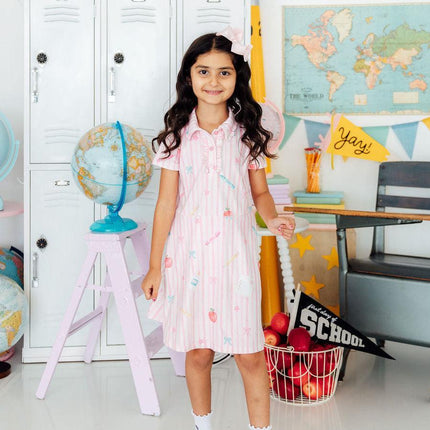 Gold Star Girl S/S Polo Dress