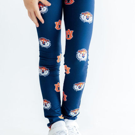 Auburn Blue Aubie Leggings