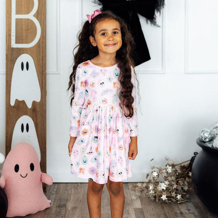 Sugar Rush L/S Pocket Twirl Dress