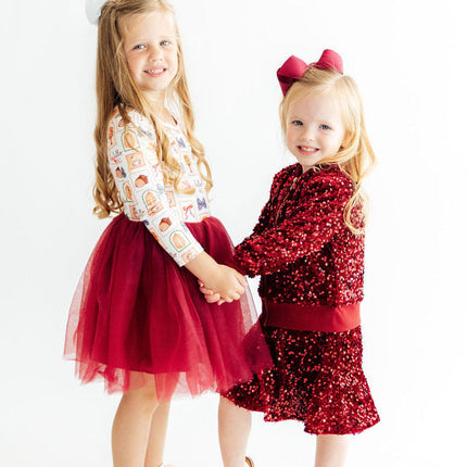 Hello Fall L/S Tutu Dress