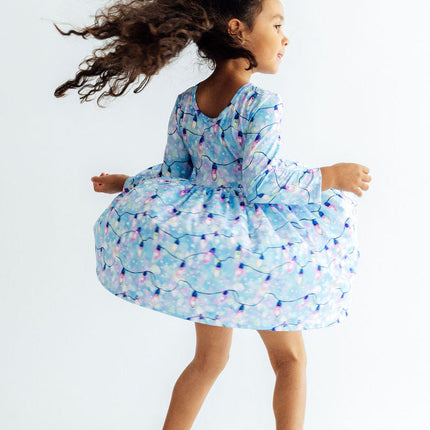 Twinkle Glow L/S Pocket Twirl Dress
