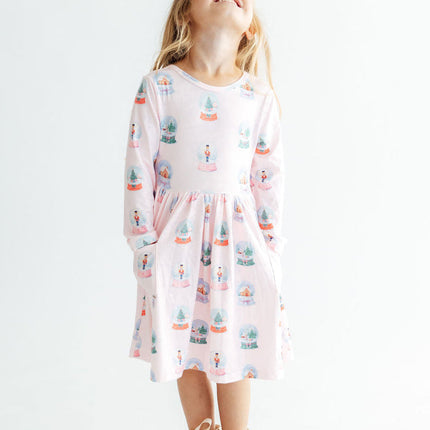 Let it Snow L/S Pocket Twirl Dress