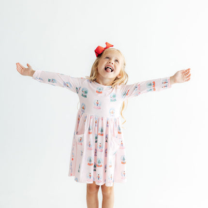 Let it Snow L/S Pocket Twirl Dress