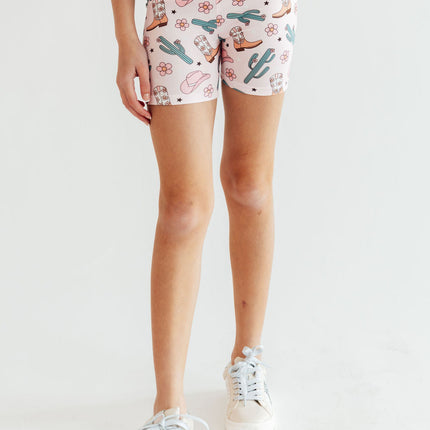 Cactus Cowgirl Twirl Shorts