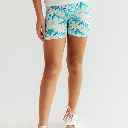 Preppy Daisies Twirl Shorts