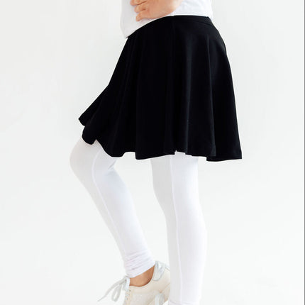 Black & White Twirl Skegging