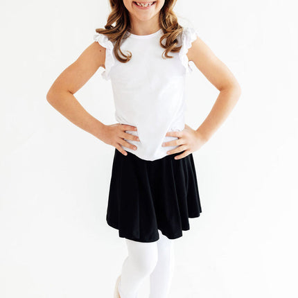 Black & White Twirl Skegging