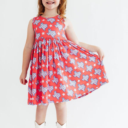 Texas Pride Tank Twirl Dress