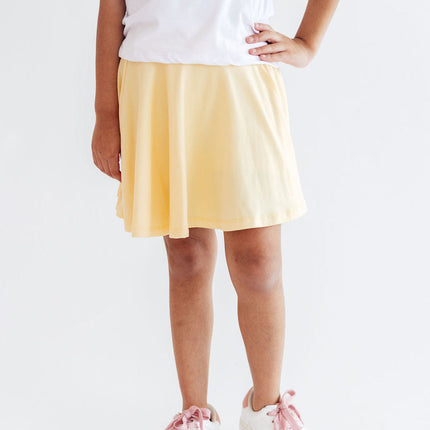 Butter Yellow Twirl Skort
