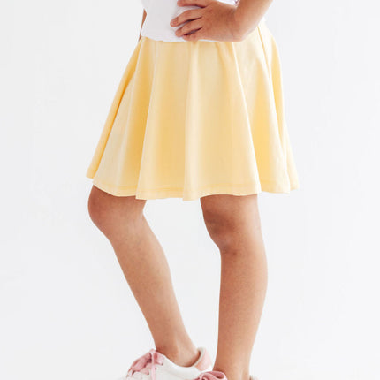 Butter Yellow Twirl Skort