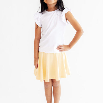 Butter Yellow Twirl Skort