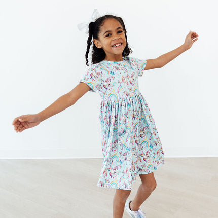 Unicorn Queen S/S Pocket Twirl Dress