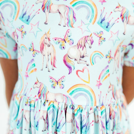 Unicorn Queen S/S Pocket Twirl Dress