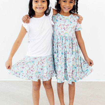 Unicorn Queen Ruffle Twirl Skort