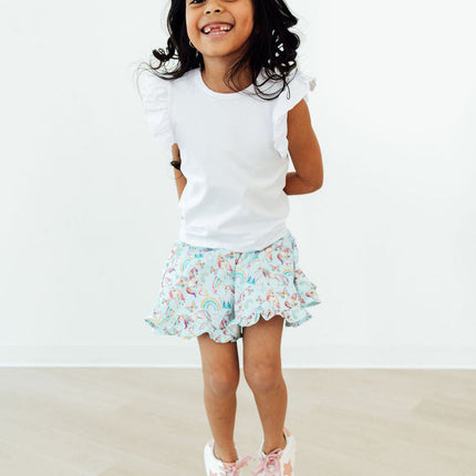 Unicorn Queen Ruffle Twirl Skort