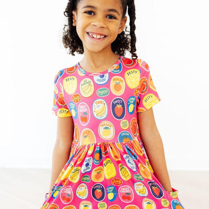 Fresh & Fruity S/S Pocket Twirl Dress