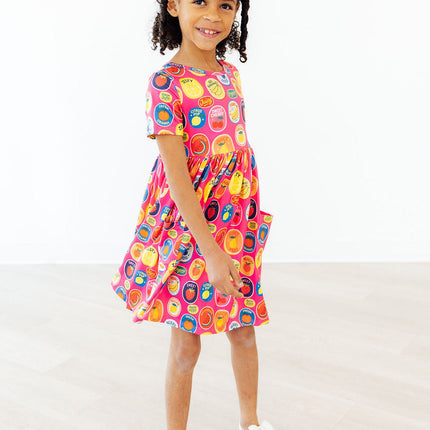 Fresh & Fruity S/S Pocket Twirl Dress