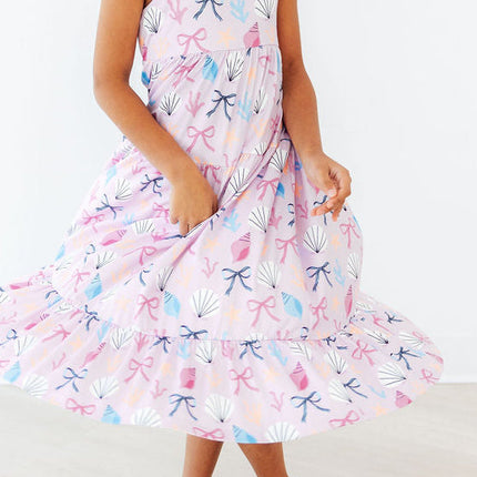 Beachside Bows Ruffle Maxi Dress